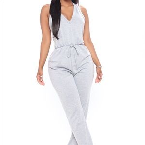Grey jumpsuit